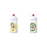 Fairy Ultra Hızlı Sıvı Bulaşık Deterjanı Limon ve Misket Limonu, 1500 ml & Fairy Sıvı Bulaşık Deterjanı Elma, 650 ml
