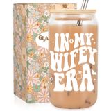 Fairy's Gift Wifey Kupası, Onun için Nişan Hediyeleri, Gelin Hediyeleri, 16 oz Kapaklı Kahve Bardağı Bardakları - Karım Çağımda - Anneler Günü, Gelin Duşu, Gelin İçin Bekarlığa Veda Hediyeleri, Gelin