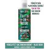 Faıth In Nature %99 Doğal Içerikli Yenileyici Saç Bakım Kremi- Normal& Kuruya Dönük Saçlar Için Aloe Vera