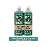 Faith In Nature Doğal Aloe Vera Yenileyici Şampuan + Saç Kremi 2 x 400 ML