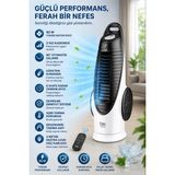 Fakir 90 W Yüksek Motor Gücü, 3 Hız Kademesi, Uzaktan Kumandalı Vantilatör