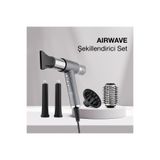 Fakir Airwave Saç Şekillendirici Set- Silver