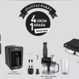 Fakir Avantaj Paketi Antrasit 4'lü Elektrikli Çeyiz Seti