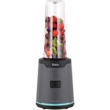 Fakır Bpa Free 350 & 600 ml Şişeli Buz Kırma Özellikli Kaymaz Tabanlı Smoothie Blender Gri Turkuaz