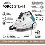 Fakir Force Pro Buharlı Temizleyici 4dk'da 100° Kadar Hızlı Isınma, 14 Parça Temizleme Aparatı Fakir Tr Garantili