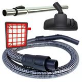 Fakir İle Uyumlu Turbo Xl Veyron Basic Öko Elektrikli Süpürge Boru Emici Filtre Telli Hortum Seti