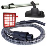Fakir İle Uyumlu Veyron Turbo Süpürge Çelik Telli Emici Başlığı Boru Filtresi