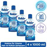 Fakir Lavantalı Makine Halı ve Koltuk Şampuanı 1000ml x 4 Güçlü Etki ile Derinlemesine Temizlik