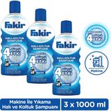 Fakir Makine Halı ve Koltuk Şampuanı 1000ml x 3 Nano Teknoloji ile Güçlü Temizlik ve Parlaklık