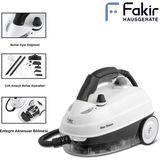 Fakir Max Steam Buharlı Temizleyici 1500 W 5 Bar Basınç 1.6 L Kazan Kapasiteli Çok Amaçlı Temizlik Makinesi - Beyaz - Gümüş