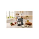 Fakir MixyTrio 1500 W 3’ü 1 Arada Stand Mikser, 5 L Hazneli, Cam Sürahili, Kıyma Aparatlı