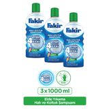 Fakir Nano Teknoloji ile Elde Yıkama Halı ve Koltuk Şampuanı 1000ml x 3 Adet