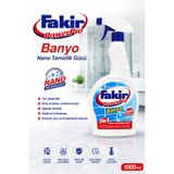 Fakir Powerpro Banyo 7si1 Arada Yağ, Kir, Kireç Sökücü Lavabo, Küvet, Fayans, Duşakabin, Banyo Temizleme Spreyi 1000ml