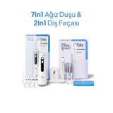 Fakir Probiwash Sonic & Ultrasonic 2in1 Diş Fırçası + ProbiWash Ağız Duşu 6 Farklı Başlık