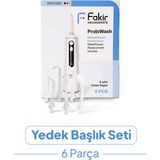 Fakir ProbiWash Yedek Başlık Ağız Duşu 7 in 1 6'lı - Siyah - Beyaz - Mavi