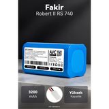 Fakir Robert Iı Rs 740 3200MAH Robot Süpürge Bataryası - Uzun Ömürlü Hücre, Gelişmiş Güvenlik - 3200mAh Kapasite