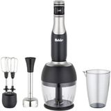 Fakir Speed Lucca Black Silver Blender Seti - Gümüş - Standart