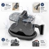 Fakir Spot Cleaner Halı ve Koltuk Yıkama Makinesi 600W Güçlü Emiş, Püskürt-Fırçala-Vakumla Derin Leke Temizliği, Ev ve Araç Içi - Siyah
