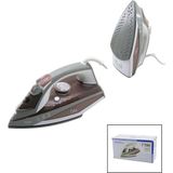 Fakir Sprıng Dusty Rose = Tozlu Gül Buharlı Ütü Seramik Taban 2600W Buhar 30-120GR (4940) - 1BW-Beyaz