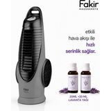 Fakir TVL90BS Uzaktan Kumandalı Kule Tipi Vantilatör 90W, Dijital Kontrol Paneli, Salınım Özelliği, Ayarlanabilir Hava Akışı, Zaman Ayarlı - Gri