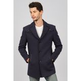 Falca Falcan Erkek Yün Kaban 5310543 Lacivert - 46