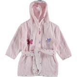Falcomini Kız Erkek Bebek Çocuk Pamuklu Bornoz - Pembe - 0 - 1 Yaş