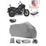 Falcon Freedom 250 Branda Gri Arka Çanta Uyumlu(Topcase) Motosiket Brandası Motor Örtüsü Çadır Su Geçirmez Motosiklet Kılıfı Motor Brandası,lastikli,taşıma Torbalı