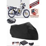 Falcon Leopar 222 Branda Siyah Arka Çanta Uyumlu(Topcase) Motosiket Brandası Motor Örtüsü Çadır Su Geçirmez Motosiklet Kılıfı Motor Brandası,lastikli,taşıma Torbalı