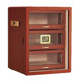Falconetti Çekmeceli 3 Katlı Açık Kahverengi Sedir Humidor Puro Kutusu rc78akhv