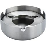 Falconetti Çelik 8 cm Kafe Restaurant Lokanta Yuvarlak Kül Tablası Küllük CIN955 - Gri