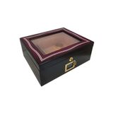 Falconetti Kırmızı Camlı Humidor Puro Kutusu rb99kr