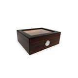 Falconetti Kırmızı Camlı Humidor Puro Kutusu rc42krx
