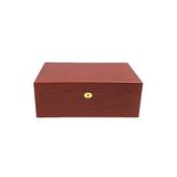 Falconetti Mat Kırmızı Humidor Anahtarlı Puro Kutusu rd76kr