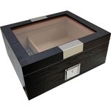 Falconetti RC62 Siyah Camlı Humidor Puro Kutusu