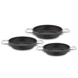 Falez 3019 Black Lıne Granit 6 Parça Sahan Seti