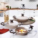 Falez 3030 Creamy Granit 6 Parça Sahan Set