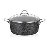 Falez Black Line 22 cm Derin Granit Tencere
