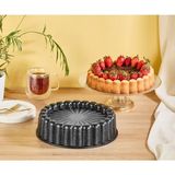 Falez Black Lıne Döküm Tart Kalıbı - 11 - Siyah