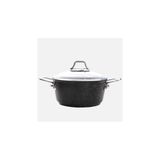 FALEZ Black Line Granit Döküm 24 cm Derin Tencere
