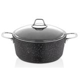 Falez Black Line Granit Döküm 26 cm Derin Tencere