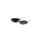 Falez Black Tava Seti 28 cm Wok Tava & 28X28 Kare Tava