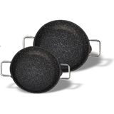 Falez Casa Milano Black Sahan Seti 20-24cm