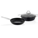 Falez Casa Milano Blackline 28 cm Karnıyarık 28 Tava 3 Parça Set