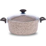 Falez CCRE3020 reamy Granitec 28x12 cm Derin Tencere