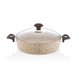 Falez Creamy 26 cm Granitec Derin Tencere
