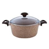 Falez Creamy Granit 24x11 cm Derin Tencere