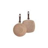 Falez Creamy Tava Seti 28 cm Wok Tava & 28X28 Kare Tava