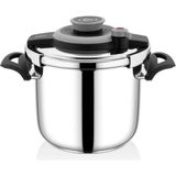 Falez Power Cook 7 Lt Düdüklü Tencere Siyah - Gümüş