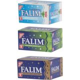 Falım 3x100'lü Tekli Damla Sakızı + Nane + Karbonatlı Nane Aromalı Şekersiz Sakız