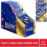 Falım 5'li Paket Damla Sakızlı Şekersiz Sakız 35 gr Aromalı ve Lezzetli Özellikler